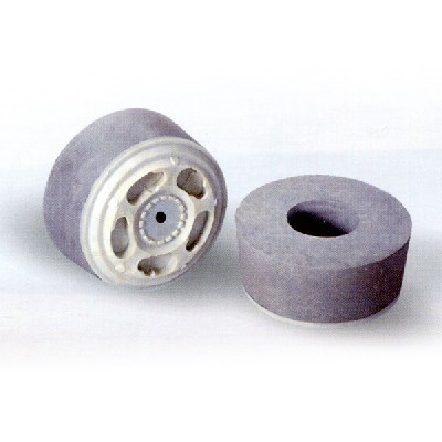 Dry squaring wheel and chamfering wheel